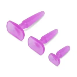 3 Piece Slim Butt Plug Training Set