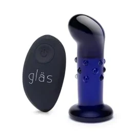 4″ Rechargeable Remote-Controlled Vibrating Dotted Plug