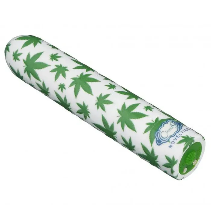 420 Slim Cannabis Leaf Vibe – White/green