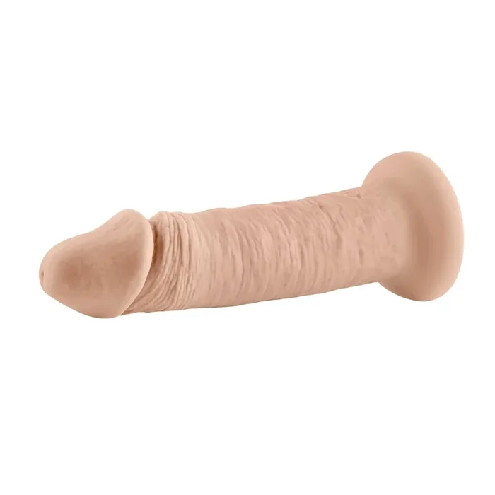 6 Inch Girthy Vibrating Dong – Light