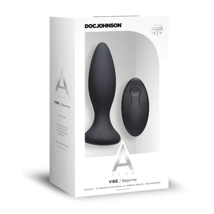 A Play VIBE Rechargeable Silicone Anal Plug w/Remote