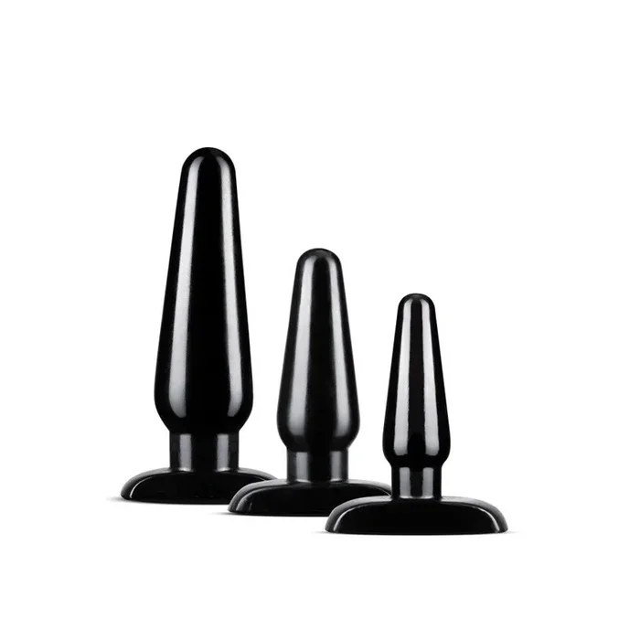 Anal Adventures – Basic Plug Kit – Black