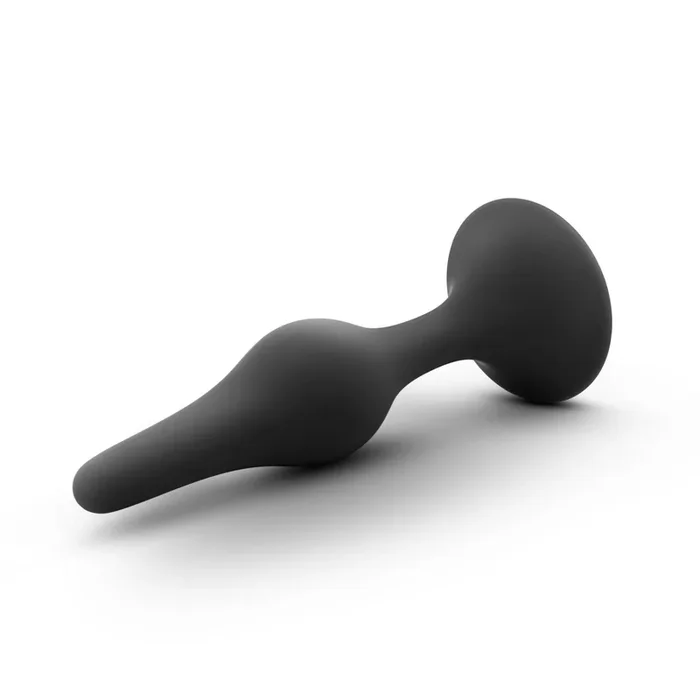 Anal Adventures Platinum – Silicone Beginner Plug – Small – Black
