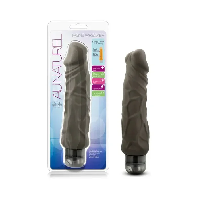 Au Naturel Home Wrecker 9.5” Dual-Density Vibrating Dildo