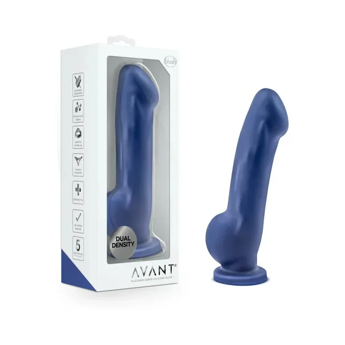 Avant D8 Ergo 7.5-Inch Dual Density Silicone Dildo