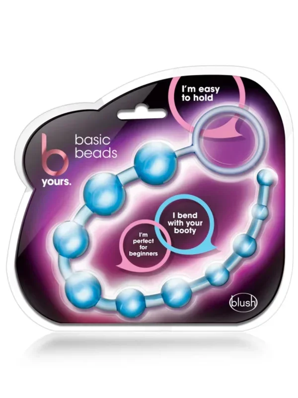 B Yours Basic Anal Beads Blue