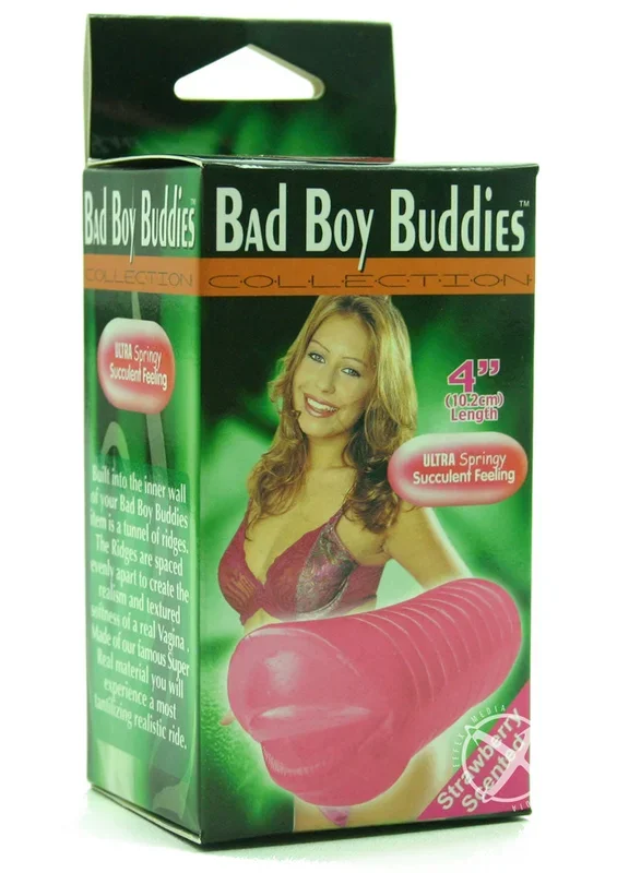Bad Boy Buddies Strawberry Sented Masturbator – Mouth