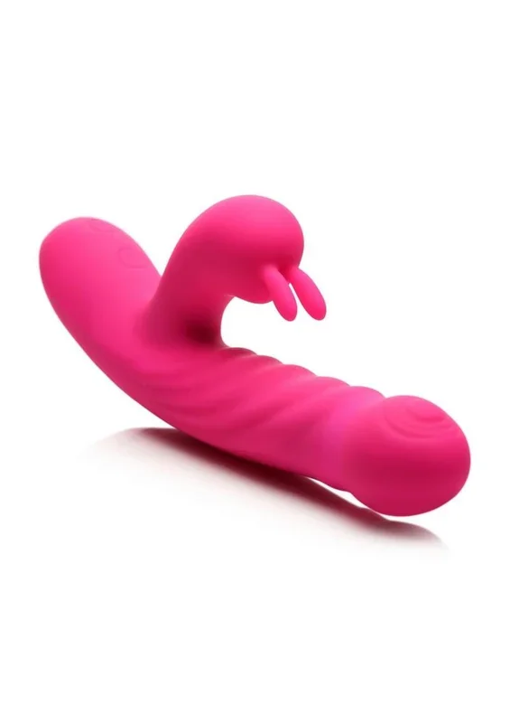 Bang! Thrusting and Vibrating Rechargeable Silicone Rabbit Vibrator
