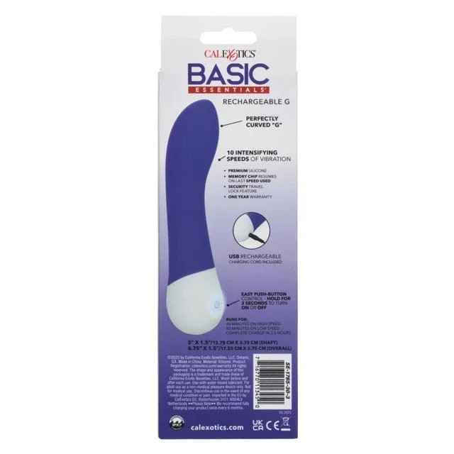 Basic Essentials Rechargeable G – Purple