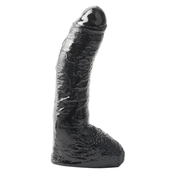 Basix Rubber Works 10″ Fat Boy Dildo Black