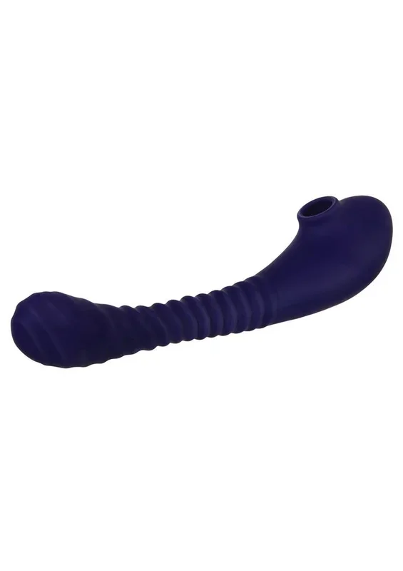 Bendable Sucker Dual End Silicone Rechargeable Vibrator
