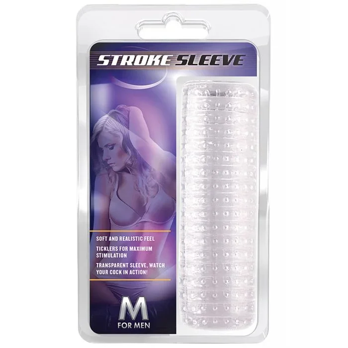 Blush M for Men Stroke Sleeve – Clear