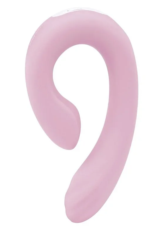 Bodywand Id Swirl Rechargeable Silicone Vibrator with Clitoral Stimulator