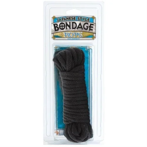 Bondage Rope – Cotton – Japanese Style – Black