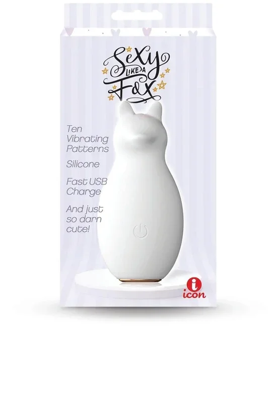 Buzzy Buddy Sexy Like A Fox Rechargeable Silicone Clitoral Stimulator – White