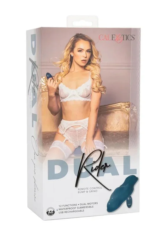 CalExotics Dual Rider Remote Controlled Rechargeable Silicone Bump & Grind Vibrator