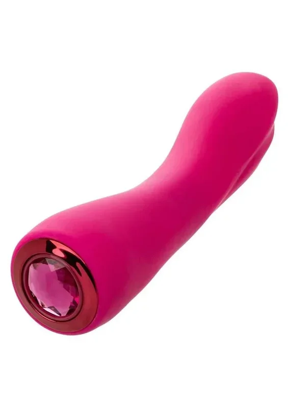 CalExotics Gem Vibe Collection Curve Rechargeable Silicone G-Spot Vibrator