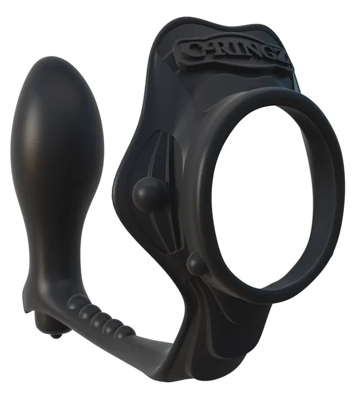 Cock ring with anal dildo Lock It