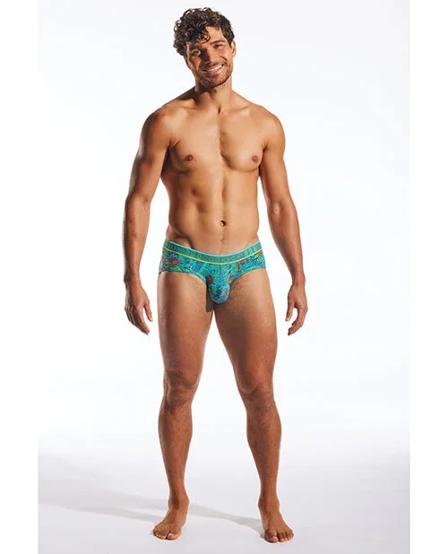 Cocksox Contour Pouch Sports Brief – Multi-Color Tiki XL