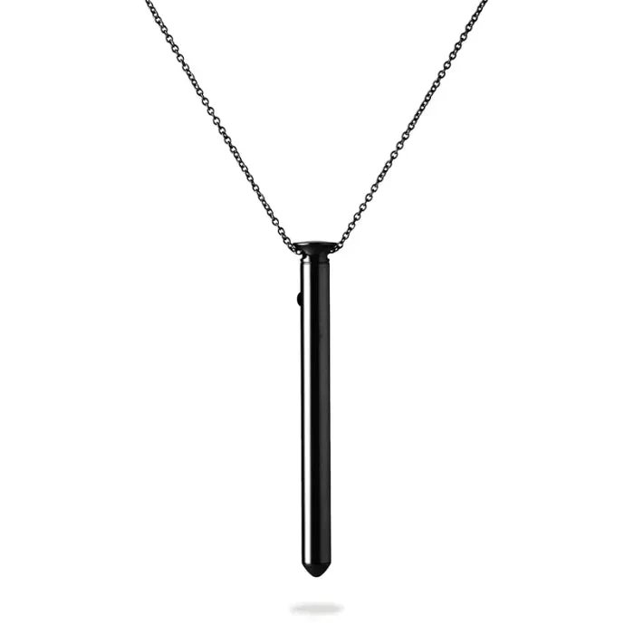 Crave Vesper 2 Black Wearable Rechargeable Vibrator Pendant Necklace