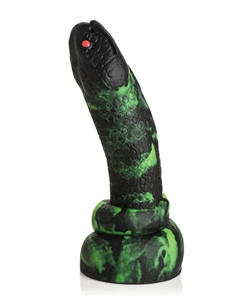 Creature Cocks Python Silicone Dildo – Black/Green