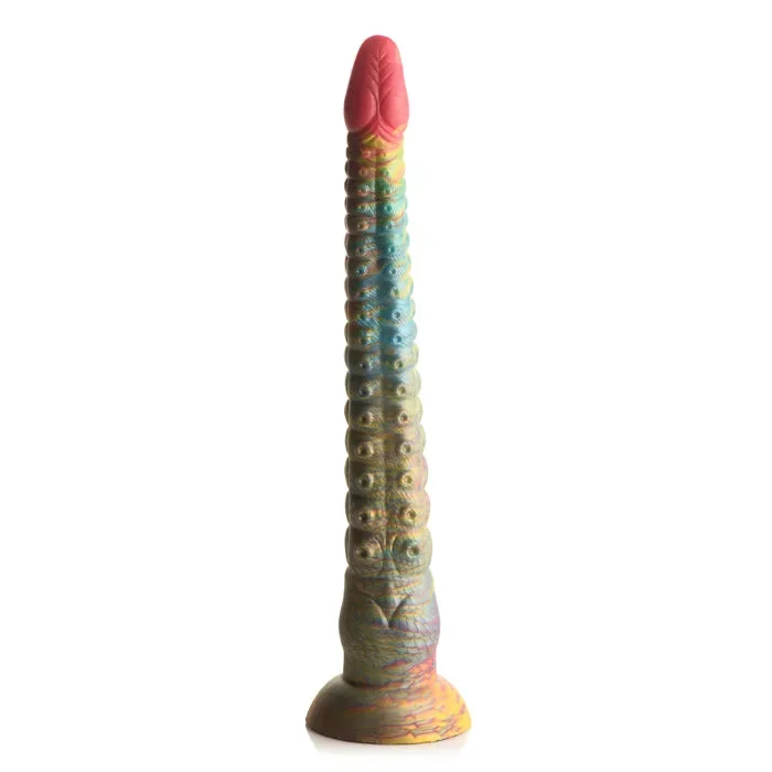 Creature Cocks Tentacle Cock Tentacle Shaped Fantasy Extra Long Harnessable Silicone Dildo with Suction Cup