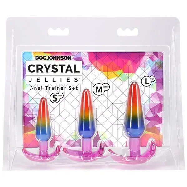 Crystal Jellies – Anal Trainer Set – Rainbow