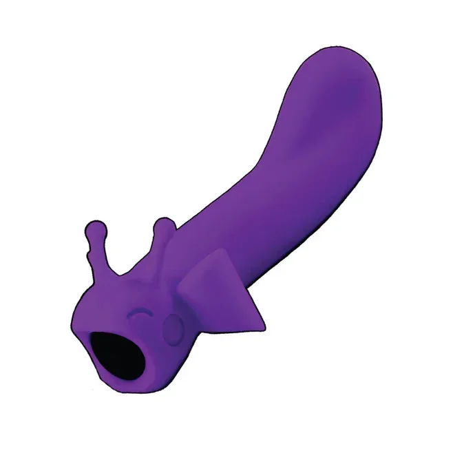 Cute Little Fuckers Shimmer – Curled Vibrating Silicone Dildo