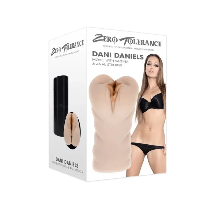 Dani Daniels Movie with Vagina and Anal Stroker – White