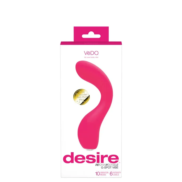 Desire Rechargeable G-Spot Vibe – Pink