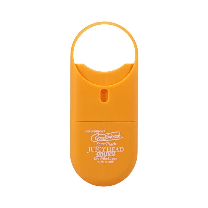 Doc Johnson GoodHead Juicy Head Dry Mouth Mouthwatering Spray To-Go Sour Peach Flavor