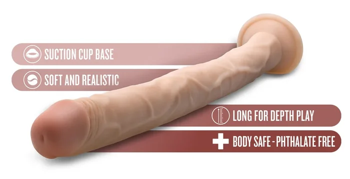 Dr. Skin – 19 Inch Dildo – Beige