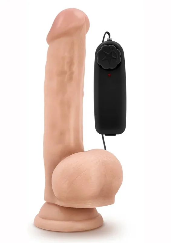 Dr. Skin Dr. Jay Vibrating Dildo with Balls and Remote Control