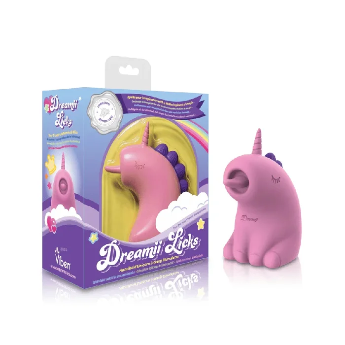 Dreamii Licks Licking Unicorn Stimulator – Mystical Pink