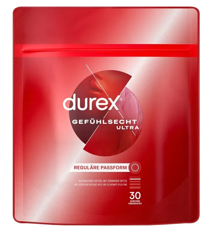 Durex Feel Real Ultra condoms, pack of 30