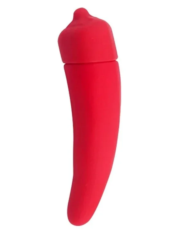 Edgy Veggies Perky Pepper Rechargeable Silicone Vibrator
