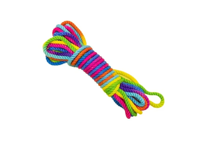 Emojibator Unicorn Rainbow Bamboo Silk Soft Bondage Rope