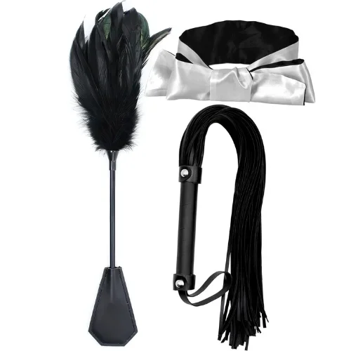 Feather Tickler and Blindfold Set