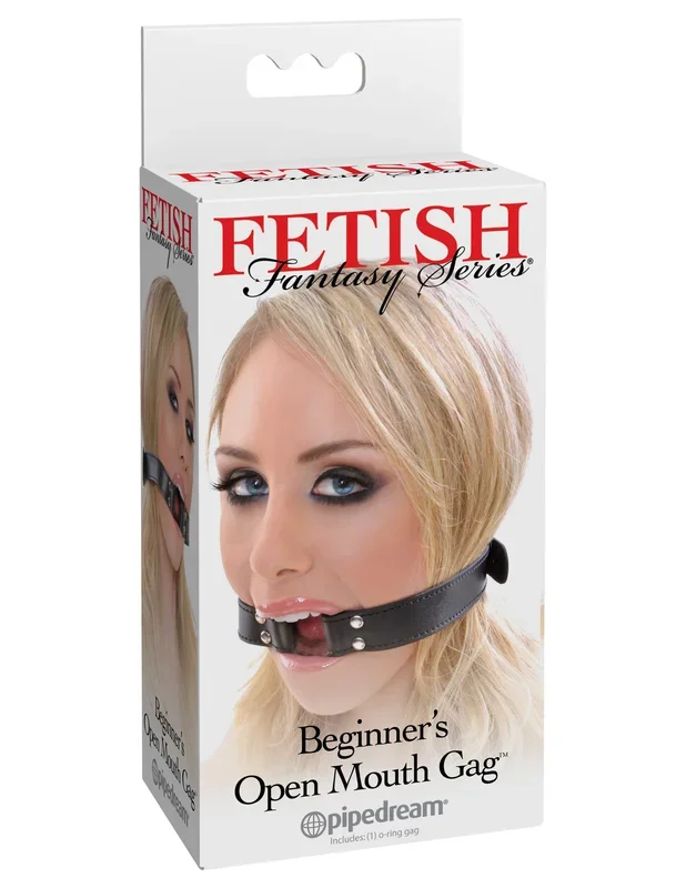 Fetish Fantasy Series Beginners Open Mouth Gag – Black