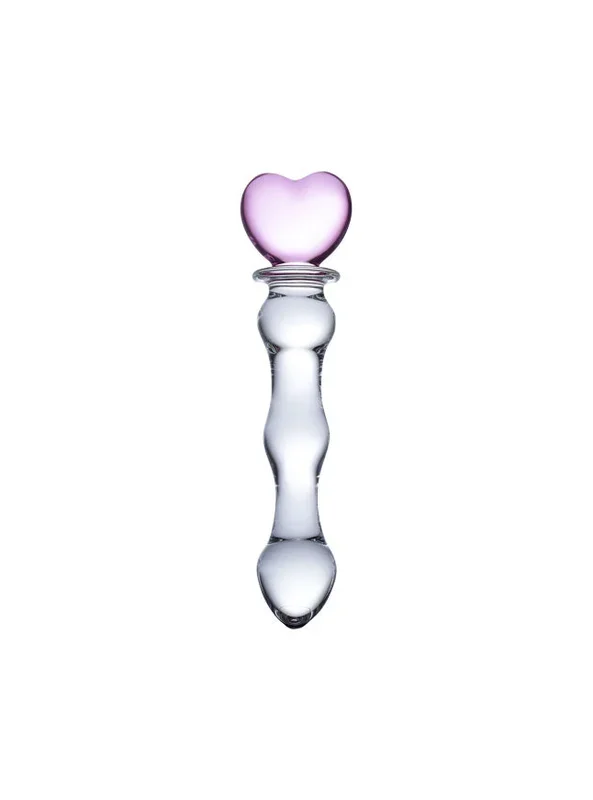 Glas 8″ Sweetheart Glass Dildo