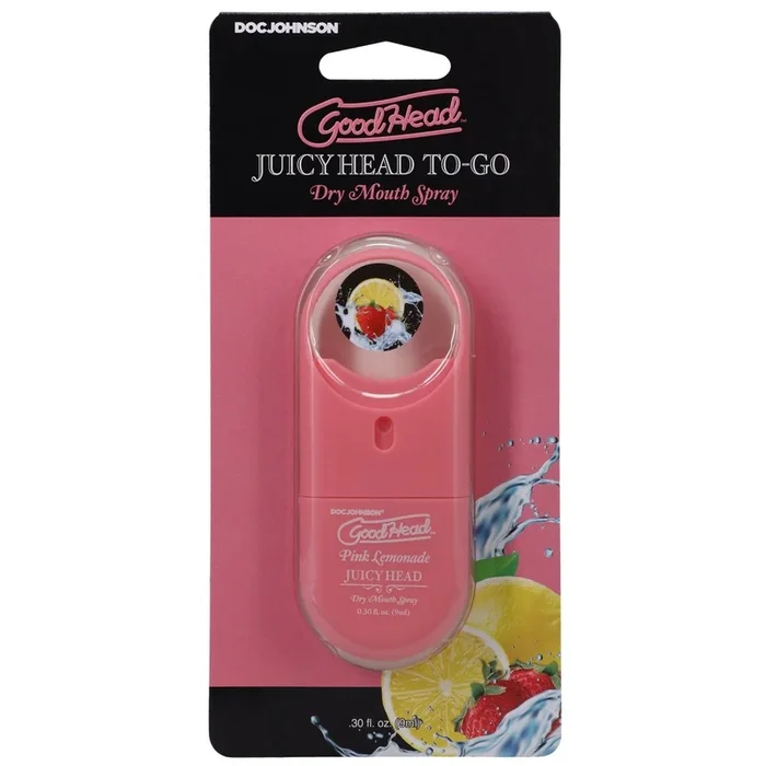 Goodhead – Juicy Head Dry Mouth Spray to-Go .30 Fl – Pink Lemonade