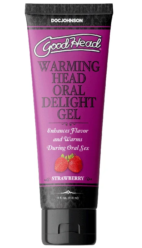 Goodhead – Warming Head Oral Delight Gel – Strawberry – 4 Fl. Oz.