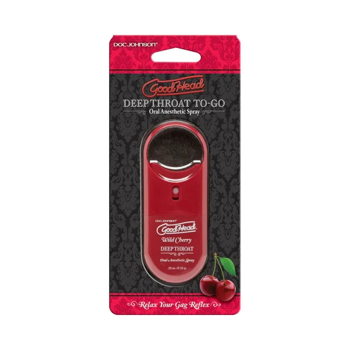 Goodhead to Go – Deep Throat Spray .33oz. Wild Cherry