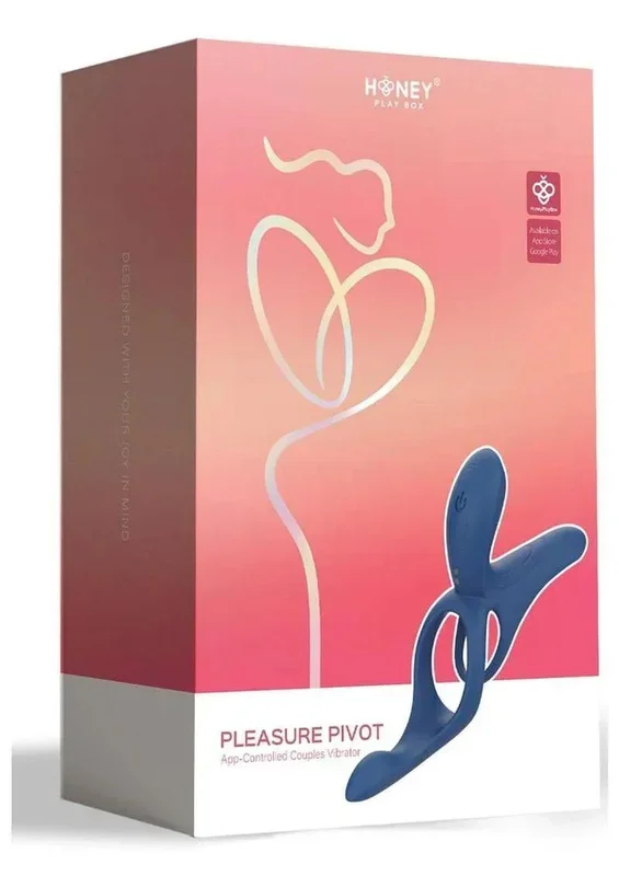 Honey Play Box Pleasure Pivot App Control Rechargeable Silicone Couples Vibrator