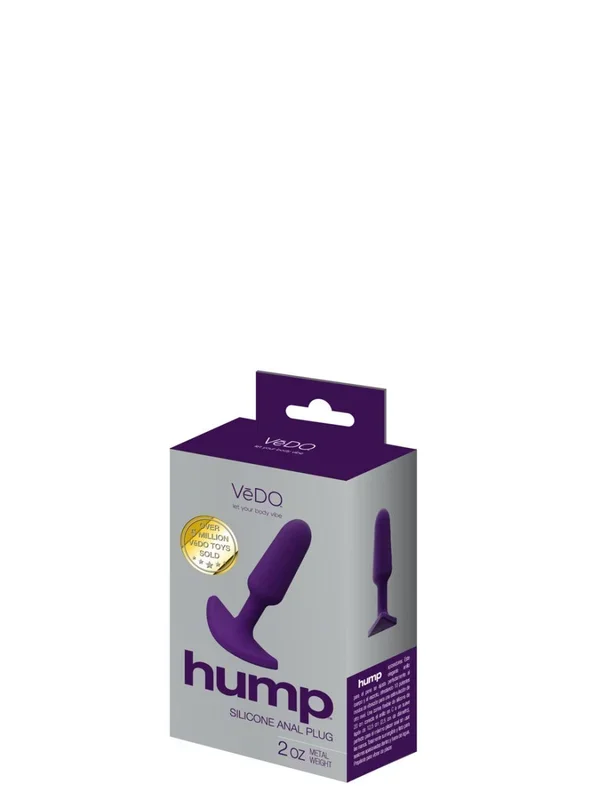Hump Silicone Anal Plug – Purple