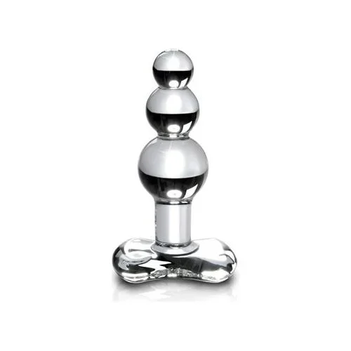 Icicles No 47 Hand Blown Beaded Glass Anal Butt Plug