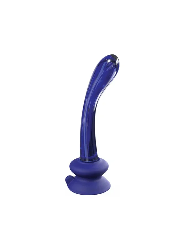 Icicles No. 89 Glass Suction Cup Curved G Spot Wand