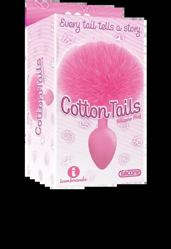 Icon Brands – The 9’s – “Cottontails” Silicone Bunny Tail Butt Plugs