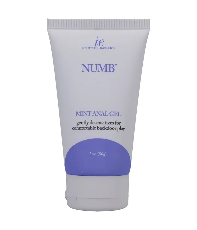 Intimate Enhancements Numb – Mint Anal Gel – 2 Oz. – Bulk