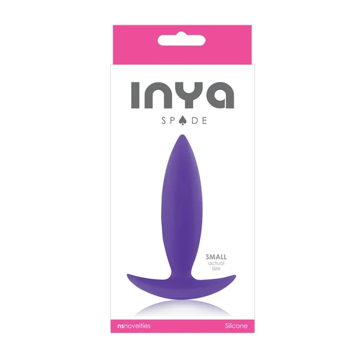 Inya Spades Small Butt Plug Purple